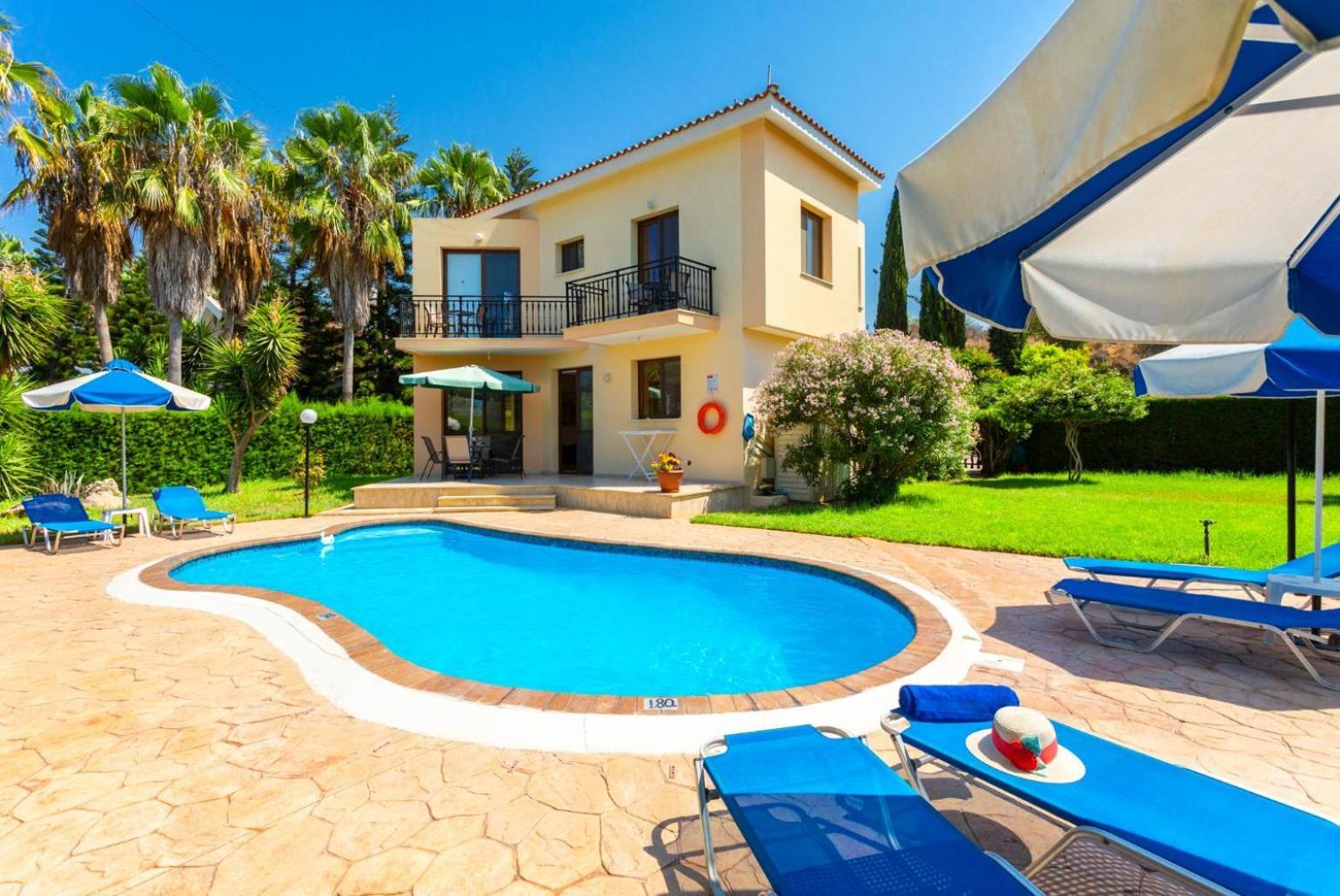 Villa Halima Fostira Polis Bagian luar foto